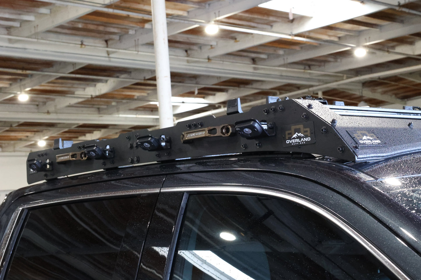 Chevy Silverado Condor Roof Rack w/Rigid Industries Original Adapt Lightbar Cut Out