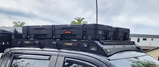 Chevy Silverado Condor Roof Rack w/Rigid Industries New E Adapt Light Bar Cut Out