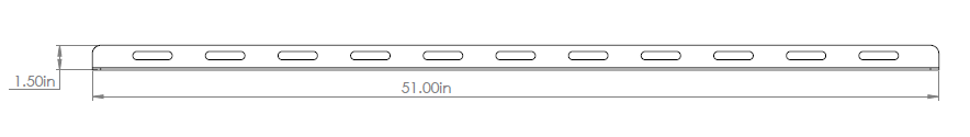 Extended Strap Down Bracket (SET OF 2)