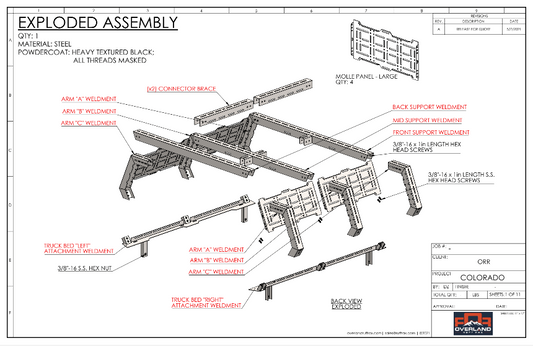 Chevy Colorado Bed Rack